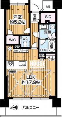 Ԏ}îP}Vj@Lʐ58.08u1LDK