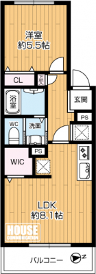 Ԏ}îP}Vj@1LDKALʐ33.42AoRj[ʐϖ3.332