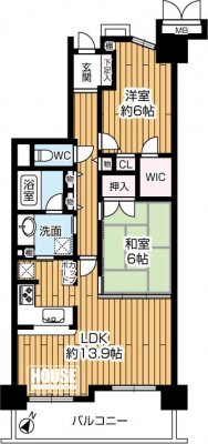 Ԏ}îP}Vj@2LDKAi3980~ALʐ64.07uoRj[ʐ9.87uA쓌oRj[