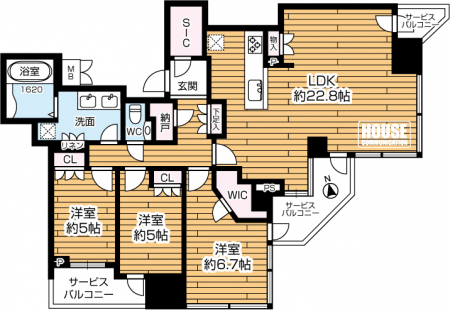 �Ԏ��}�i�̂P�}���V�����j�@43�K����24�K�����E�쓌�p�����E��L�ʐρF92.70�u�̂R�k�c�j�I