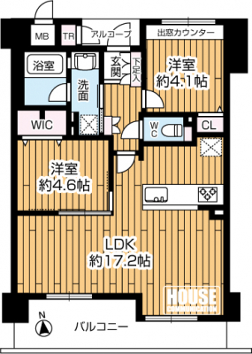 Ԏ}îP}Vj@Lʐ58.09uA2LDK