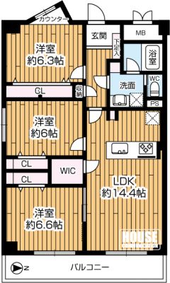 Ԏ}îP}Vj@Lʐ75.60uA3LDK+FCL
