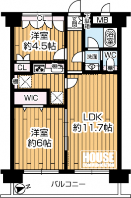 Ԏ}îP}Vj@2LDKALʐ47.252AoRj[ʐ7.832