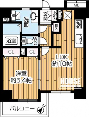 Ԏ}îP}Vj@1LDKALʐ40.122AoRj[ʐ3.872