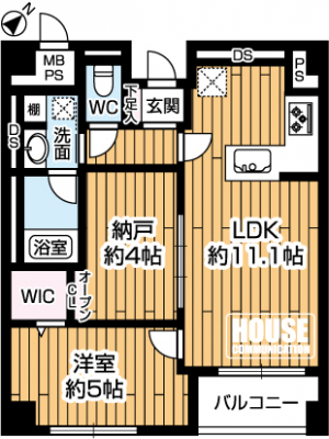 �Ԏ��}�i�̂P�}���V�����j�@��2LDK�E��L�ʐ�47.41�u�E�o���R�j�[�ʐ�3.24�u