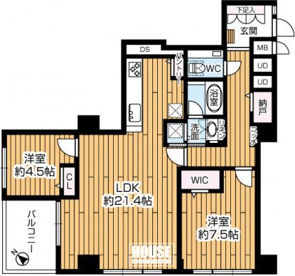 �Ԏ��}�i�̂P�}���V�����j�@�쐼�E�k���p�Z�� �z������E�ʕ��ǍD