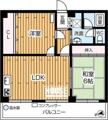 �Ԏ��}�i�̂P�}���V�����j�@6�K����3�K�����I ��L�ʐρF56.70�u�̂Q�k�c�j�I