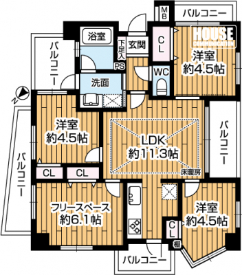 �Ԏ��}�i�̂P�}���V�����j�@-