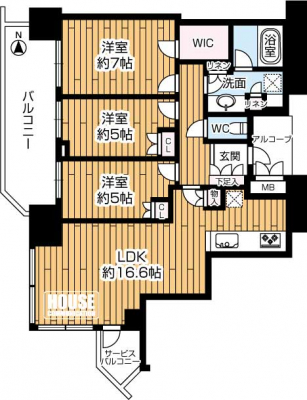 �Ԏ��}�i�̂P�}���V�����j�@43�K����17�K�����E�쐼�p�����E��L�ʐρF85.37�u�̂R�k�c�j�I