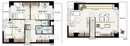 �Ԏ��}�i�̂P�}���V�����j�@��3LDK�A��L�ʐ�97.55��2�A�o���R�j�[�ʐϕs��