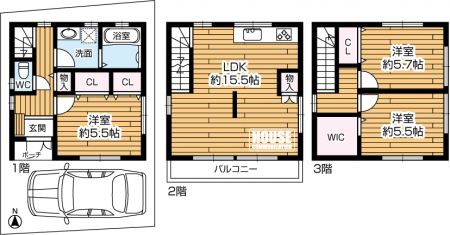 �Ԏ��}�i�̂P�ˌ��j�@-