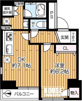 �Ԏ��}�i�̂P�}���V�����j�@��1DK�A��L�ʐ�37.35��2�A�o���R�j�[�ʐ�2.81��2