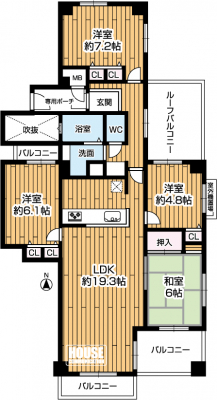 �Ԏ��}�i�̂P�}���V�����j�@�ŏ�K�E�p�����E������E��L�ʐρF90.24�u�̊󏭂ȂS�k�c�j�I