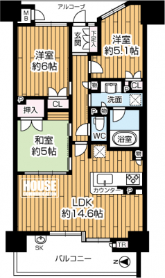 �Ԏ��}�i�̂P�}���V�����j�@��L�ʐ�68.22�u�A3LDK�^�C�v�̂������ł��I