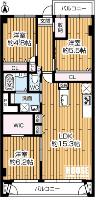 �Ԏ��}�i�̂P�}���V�����j�@3LDK�A���i3980���~�A��L�ʐ�77.28�u�o���R�j�[�ʐ�12.84�u�A������o���R�j�[��