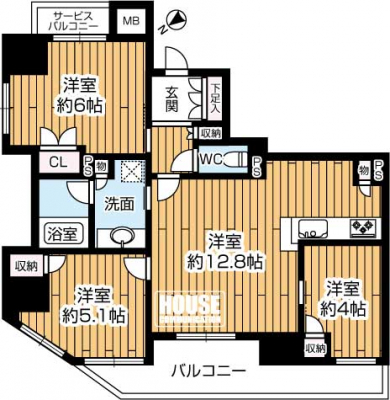 �Ԏ��}�i�̂P�}���V�����j�@3LDK�I�ݔ��[�������I�I